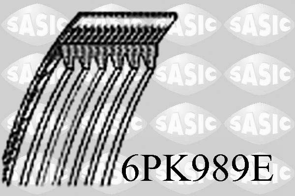 Sasic 6PK989E V-Ribbed Belt 6PK989E