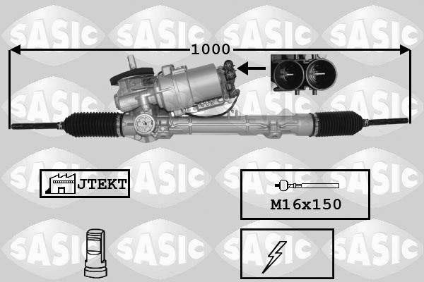 Sasic 7170057 Steering rack with EPS 7170057