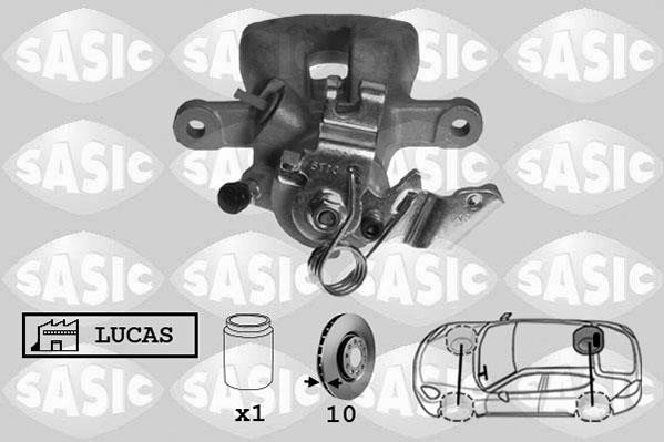 Sasic 6506113 Brake caliper rear right 6506113