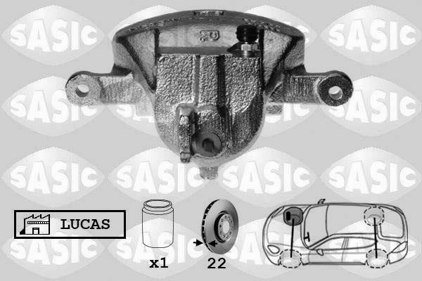 Sasic 6506145 Brake caliper front right 6506145