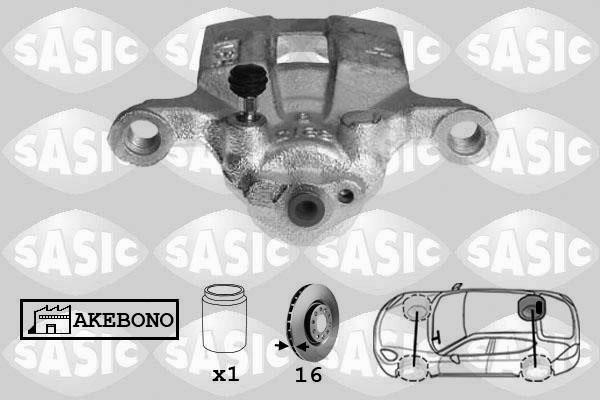 Sasic 6506153 Brake caliper rear right 6506153