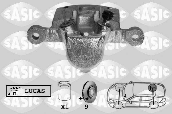Sasic 6506155 Brake caliper rear right 6506155