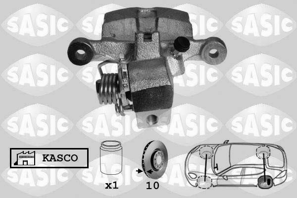 Sasic 6506170 Brake caliper rear left 6506170