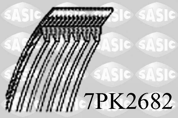 Sasic 7PK2682 V-Ribbed Belt 7PK2682