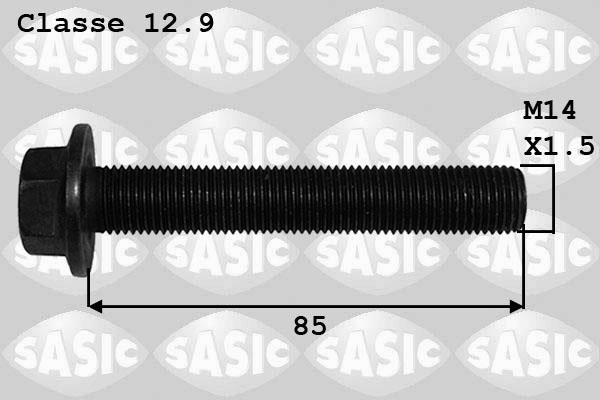 Sasic 8706021 Crankshaft pulley pulley fastening bolt 8706021