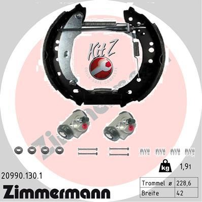 Otto Zimmermann 20990.130.1 Brake shoe set 209901301