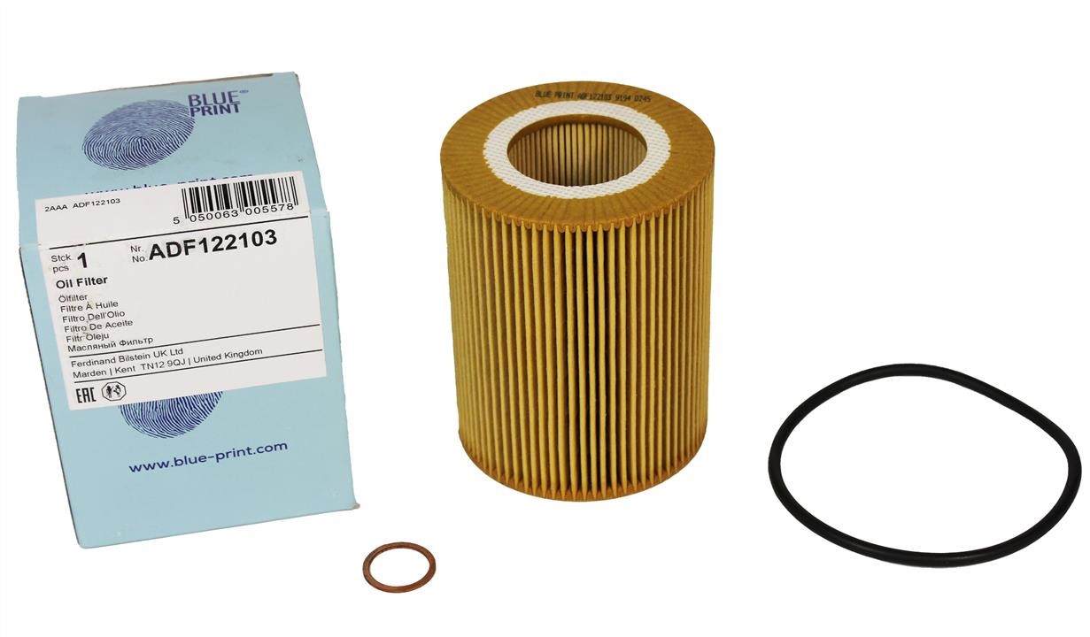 Oil Filter Blue Print ADF122103
