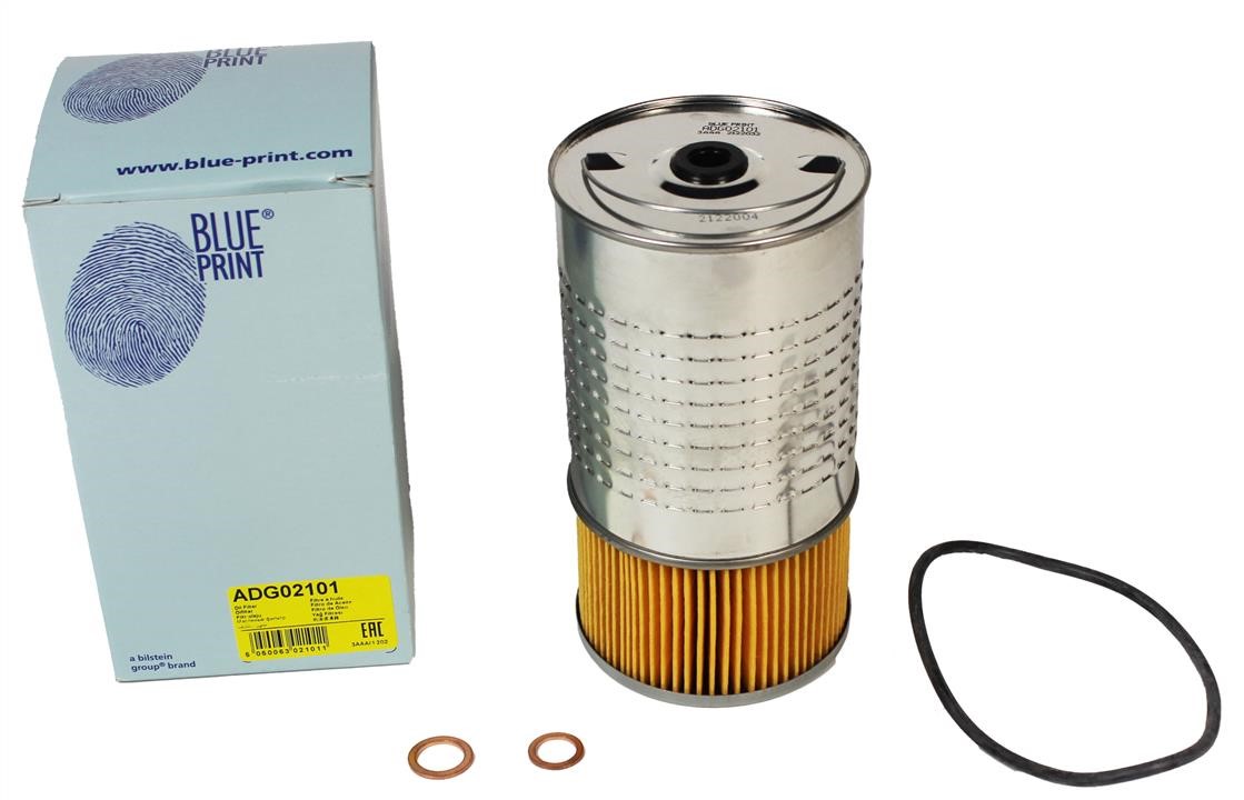 Oil Filter Blue Print ADG02101