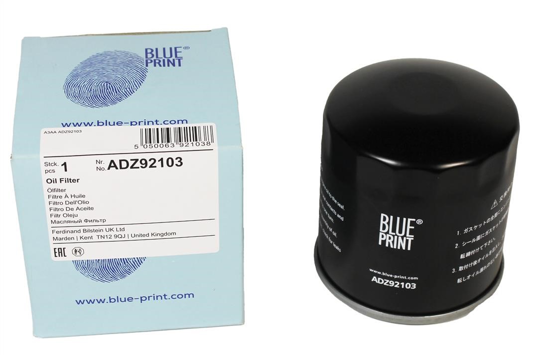 Oil Filter Blue Print ADZ92103