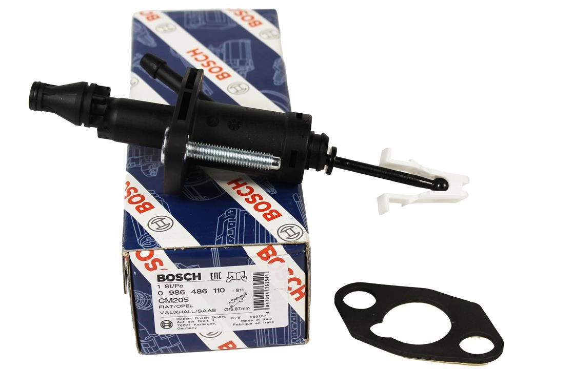 Master cylinder, clutch Bosch 0 986 486 110