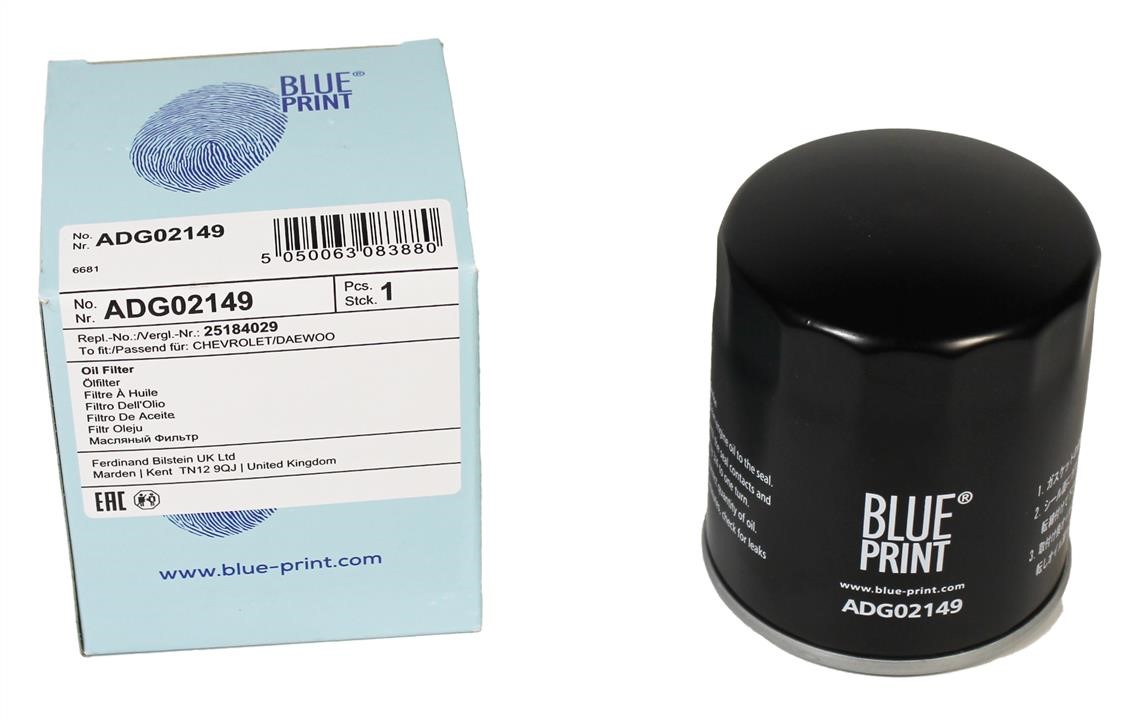 Oil Filter Blue Print ADG02149