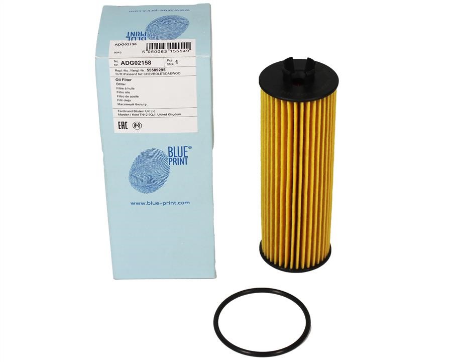 Oil Filter Blue Print ADG02158