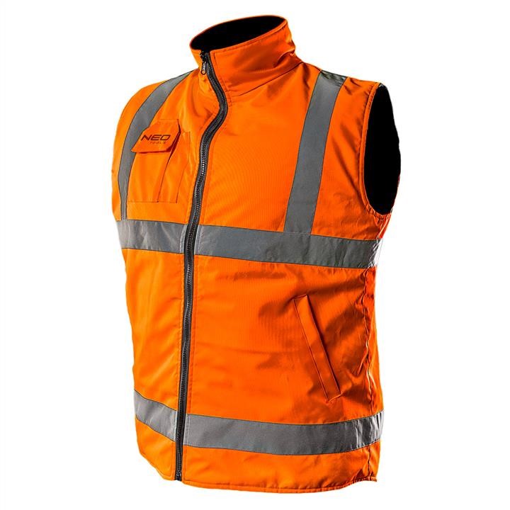 Neo Tools 81-521-XL Working sleeveless, two-sided, one side reflective, orange, size XL 81521XL