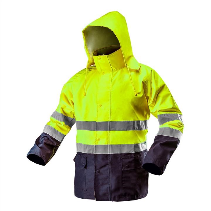 81720XXL Neo Tools High vision working jacket, waterproof, yellow, size XXL