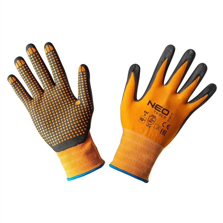 Neo Tools 97-621-10 Working gloves, nylon, covered with nitrile dots, 4131X, size 10 9762110