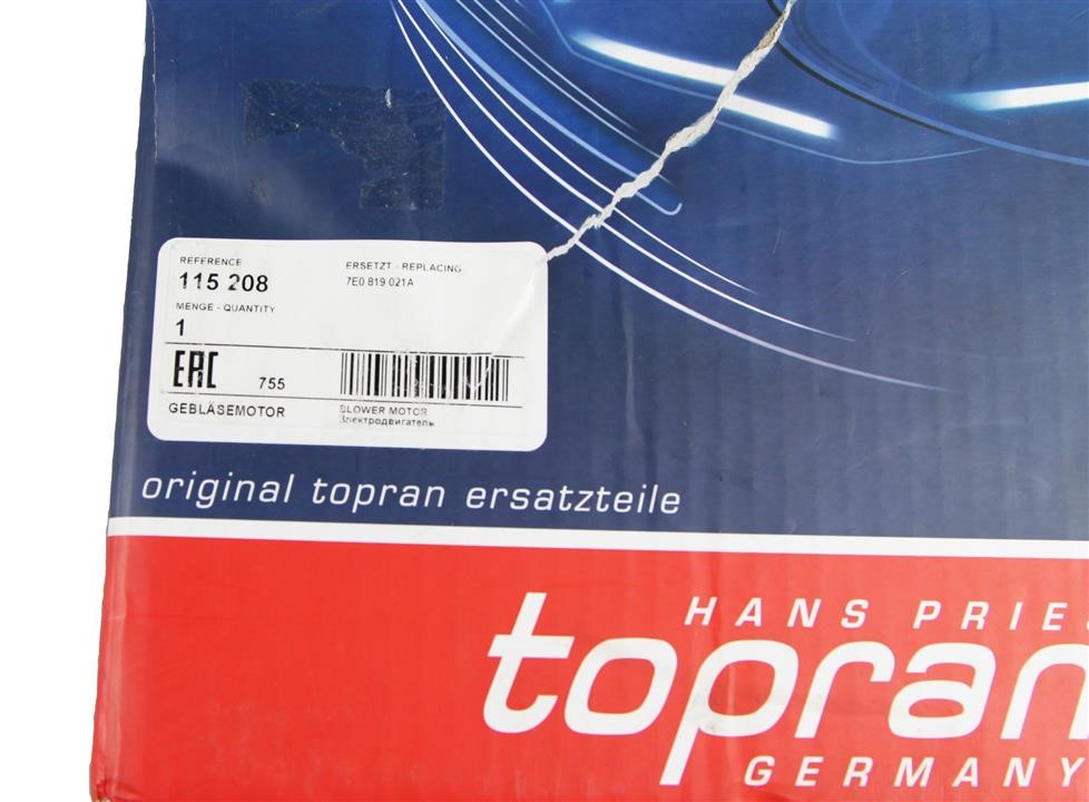 Interior Blower Topran 115 208