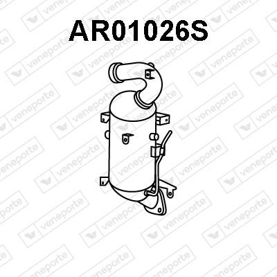 Veneporte AR01026S Diesel particulate filter DPF AR01026S