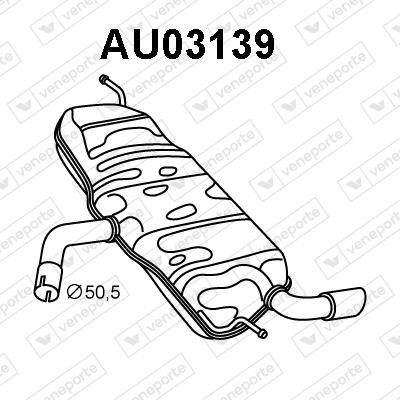 Veneporte AU03139 Shock absorber AU03139