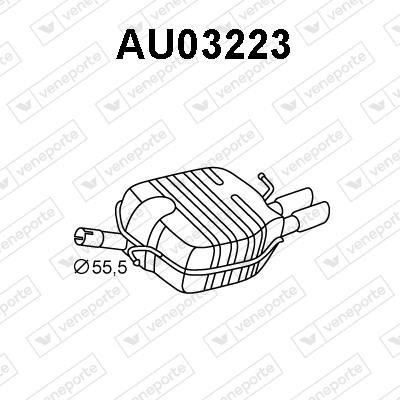Veneporte AU03223 Shock absorber AU03223