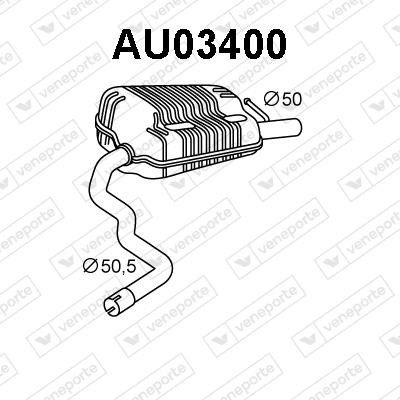 Veneporte AU03400 Shock absorber AU03400