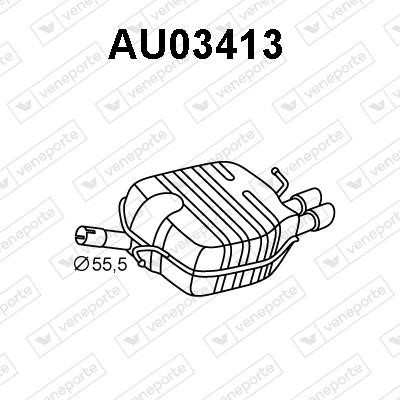 Veneporte AU03413 Shock absorber AU03413