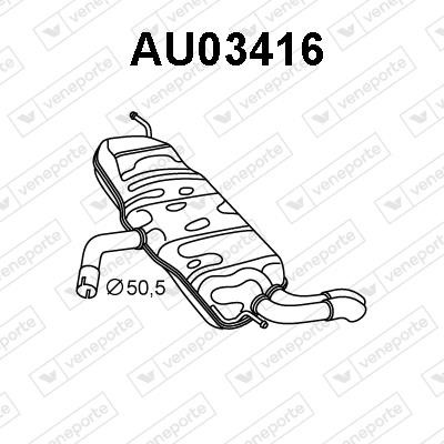 Veneporte AU03416 Shock absorber AU03416