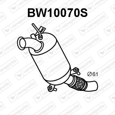 Veneporte BW10070S Diesel particulate filter DPF BW10070S