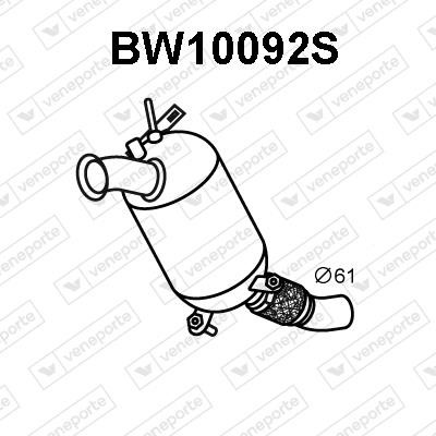 Veneporte BW10092S Diesel particulate filter DPF BW10092S