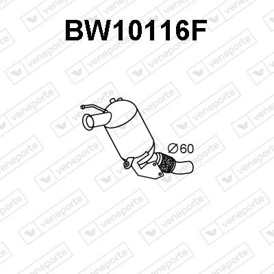 Veneporte BW10116F Diesel particulate filter DPF BW10116F