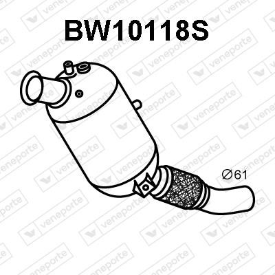 Veneporte BW10118S Diesel particulate filter DPF BW10118S