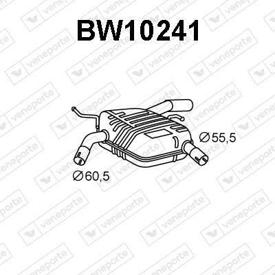 Veneporte BW10241 Shock absorber BW10241
