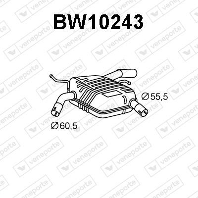 Veneporte BW10243 Shock absorber BW10243