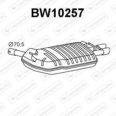 Veneporte BW10257 Shock absorber BW10257
