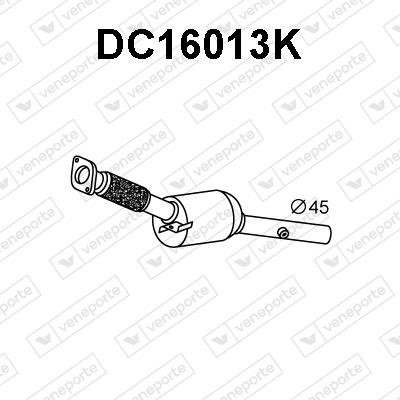 Veneporte DC16013K Catalytic Converter DC16013K