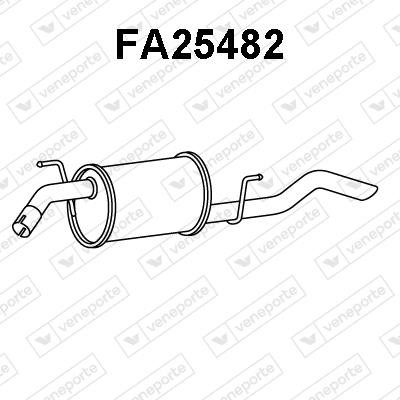 Veneporte FA25482 End Silencer FA25482