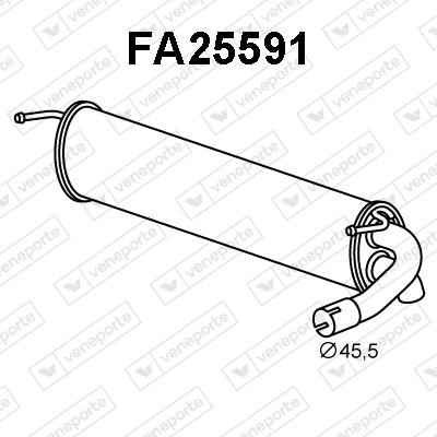 Veneporte FA25591 End Silencer FA25591