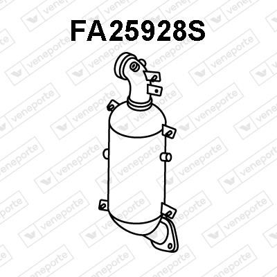 Veneporte FA25928S Diesel particulate filter DPF FA25928S