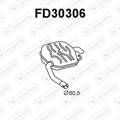 Veneporte FD30306 Shock absorber FD30306