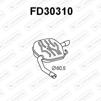 Veneporte FD30310 Shock absorber FD30310