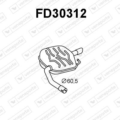 Veneporte FD30312 Shock absorber FD30312