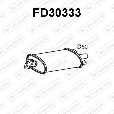Veneporte FD30333 Shock absorber FD30333