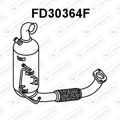 Veneporte FD30364F Diesel particulate filter DPF FD30364F