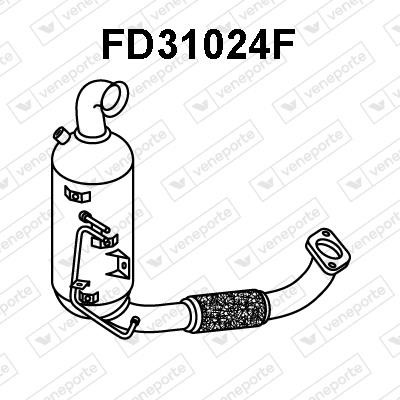 Veneporte FD31024F Diesel particulate filter DPF FD31024F