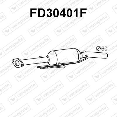Veneporte FD30401F Diesel particulate filter DPF FD30401F