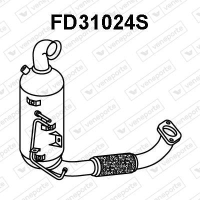 Veneporte FD31024S Diesel particulate filter DPF FD31024S