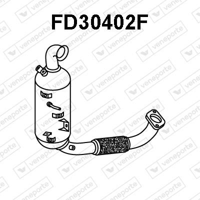 Veneporte FD30402F Diesel particulate filter DPF FD30402F