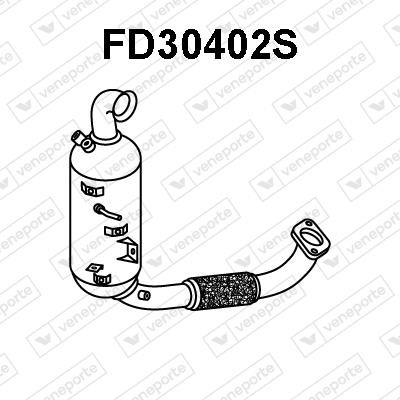 Veneporte FD30402S Diesel particulate filter DPF FD30402S