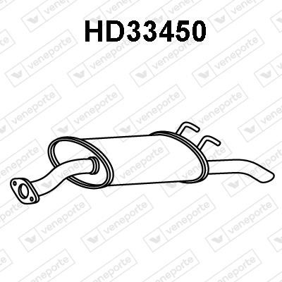 Veneporte HD33450 End Silencer HD33450