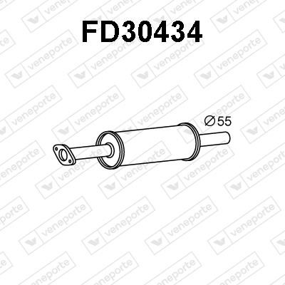 Veneporte FD30434 Front Silencer FD30434