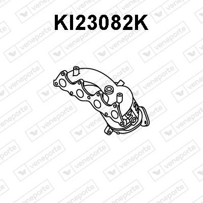 Veneporte KI23082K Catalytic Converter KI23082K